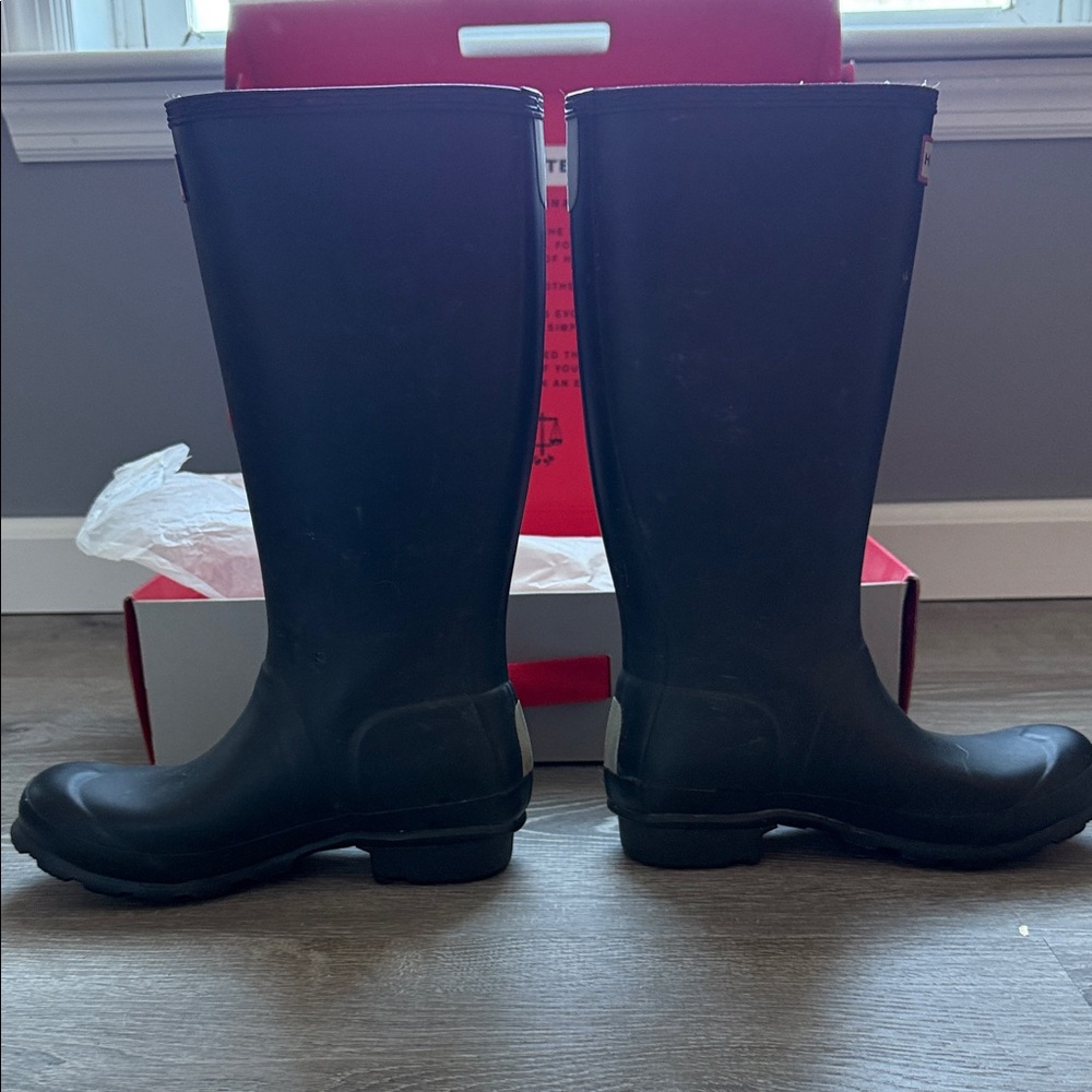 Hunter Classic Black Waterproof Boots - Picture 4 of 8